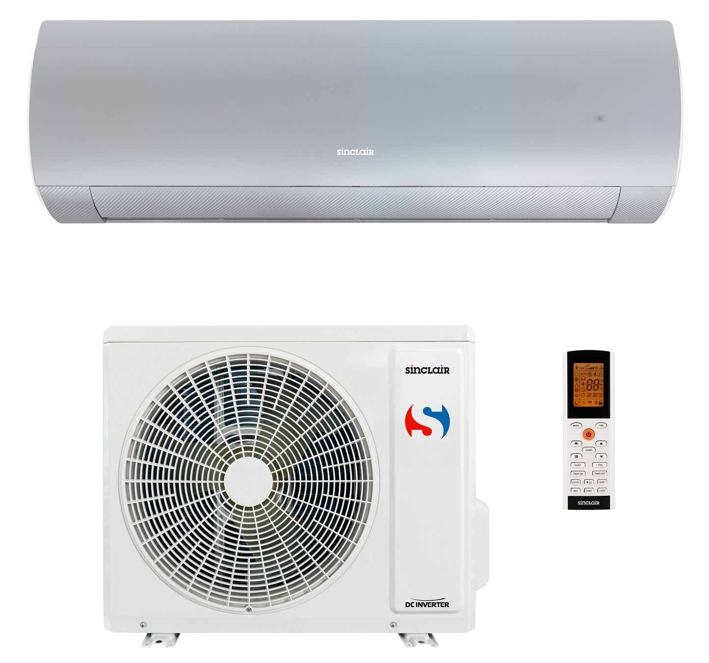 Sinclair Terrel™ airco set - wand unit 2,7kw